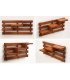 HD320 - Wood Wall Mounted Shelf Holder Storage Rack Organizer